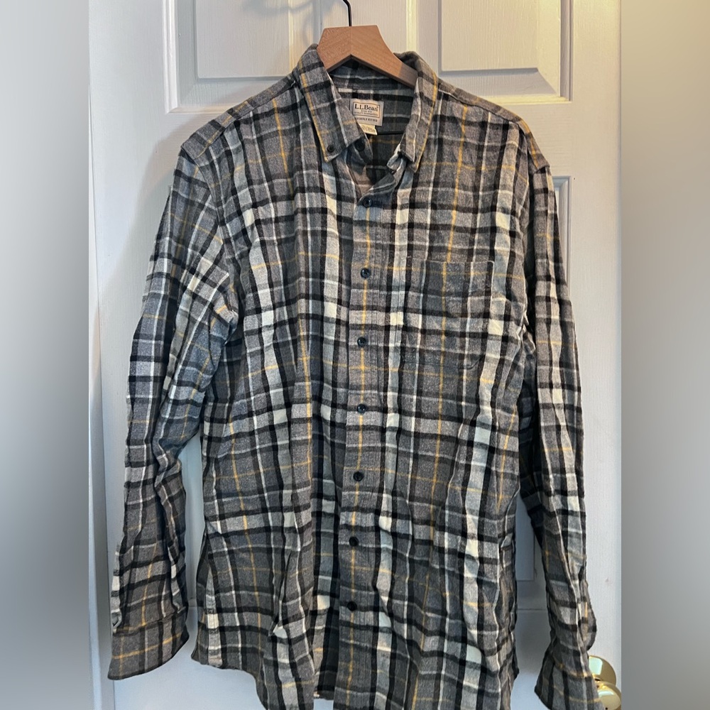 LL Bean flannel shirt